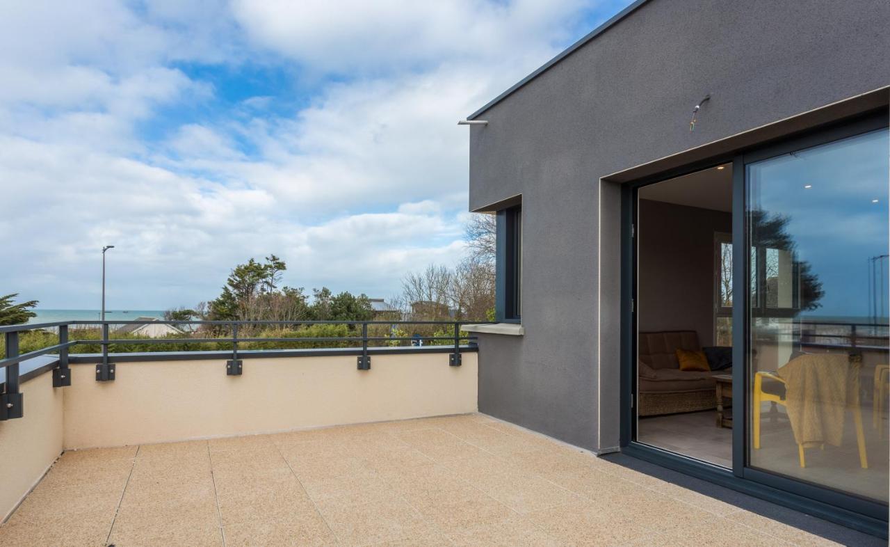 Tribord, appt avec terrasse et vue mer, parking Saint-Côme-de-Fresné Eksteriør bilde
